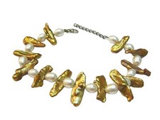 Bracciale di perle naturali