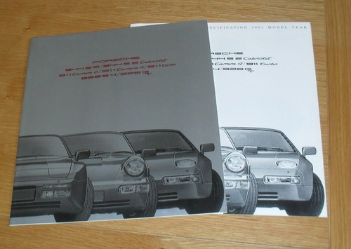 Porsche brochure 1990 1991 944 - brochure,