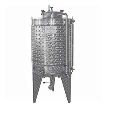 Fermentatore per birra e vino da 1150 litri in acciaio inox completo di valvole