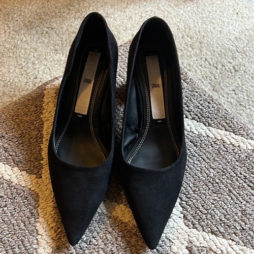 Zara faux suede - faux, &