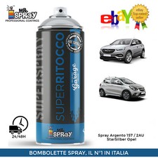 Spray Opel 157 Argento Star Silber 1K 400ml !! LUCIDO DIRETTO !!