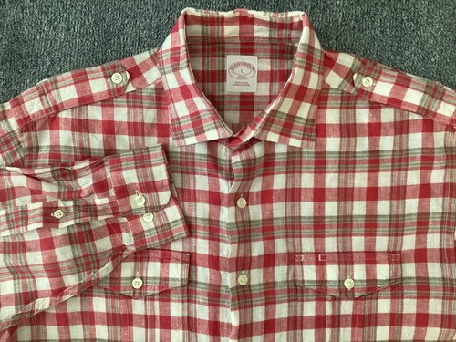 Camicia lino brooks - camicia,
