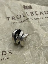 Beads Trollbeads 100% originale - Cilindro Sorridente - Argento (beads ritirato)