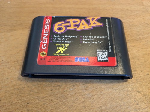 Genesis pak sega mega - 6-pak,