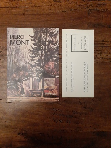 Piero monti catalogo mostra - monti,