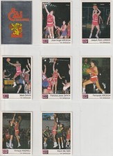 CAI Saragozza 1991 Panini Basket Liga ACB Stickers Set Completo 10 Carte
