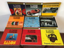 Stock 9 Libri LE GRANDI AUTOMOBILI The Great Cars Anni 80