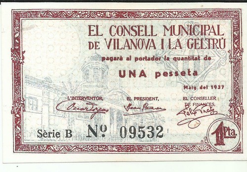 Spagna peseta 1937 guerra - peseta,