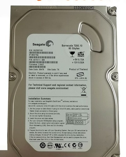 Pezzo st380215a seagate - st380215a,