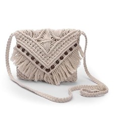 Borsa a tracolla macramè
