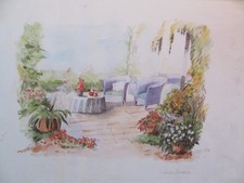 Dipinto all'acquerello di