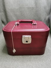 Vanity case rosso vintage
