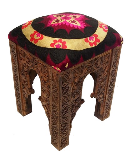 Sgabello suzani look - suzani,