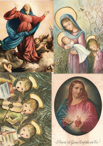 Lotto cartoline religiose - lotto,