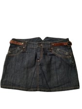 Liu-jo  jeans Short pantaloncino minigonna gonna mini skirt donna woman tg 29 43