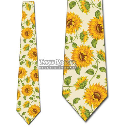 Cravatta girasole uomo