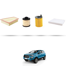 HOFFCAR Kit tagliando - 4 filtri per Ford Ecosport 1.5 Tdci 70kw dal 2015
