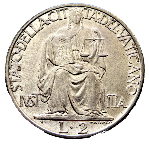 Vatican pivs xii - 1942, lire