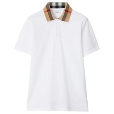 BURBERRY WHITE SLIM FIT COTTON