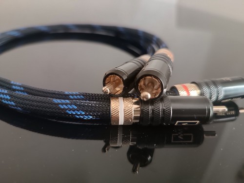 Coppia cavi segnale audio - di,