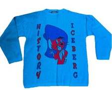 Maglione maglia Iceberg Speedy Gonzales vintage cartone animato raro Y2K anni 90 designer XXL