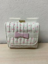 Portafoglio pelle pois + Portafoglio pelle rosa (in omaggio) Hello Kitty