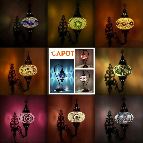 Tiffany luce lampada - tiffany, applique