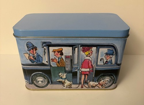 Biscottiera taxi inglese - , latta