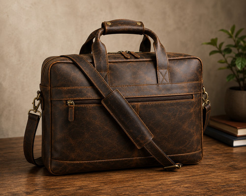 Borsa per laptop artigianale
