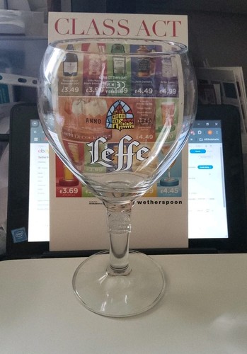 Leffe blonde chalice beer - leffe,