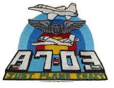 patch toppa volo 8703 just plane crazy distintivo nato tuta aerei aviazione