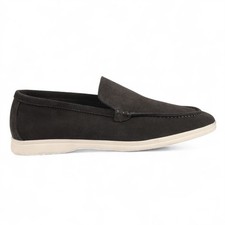 Da Uomo Durevole Nero Slip-On