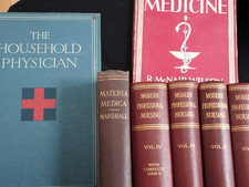 8 Antiquarian Books Materia