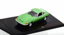 OPEL GT 1969 GREEN METAL IXO CLC318N 1/43 LHD METAL GRUN VERT VERTE VERDE
