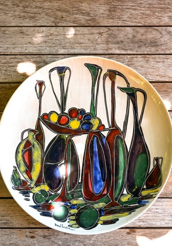 Piatto ceramica arte - piatto, d'arte