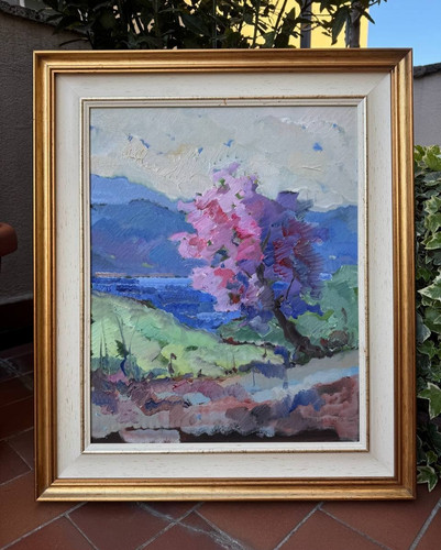 Quadro olio maria teresa - di,