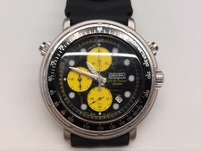 Seiko Tuna orologio cronografo uomo Y187 7A30 chrono quartz  (batteria) 45 mm