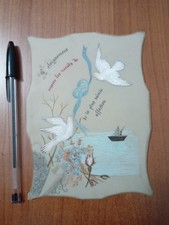 BIGLIETTO AUGURALE,DECORATO,GOFFRATO,EPOCA