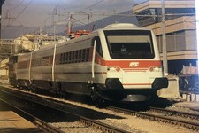 FIRENZE CAMPO DI MARTE 1993 - Elettrotreno ETR.460 ad alta velocità e assetto va