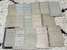 16 libretti d'opera lotto