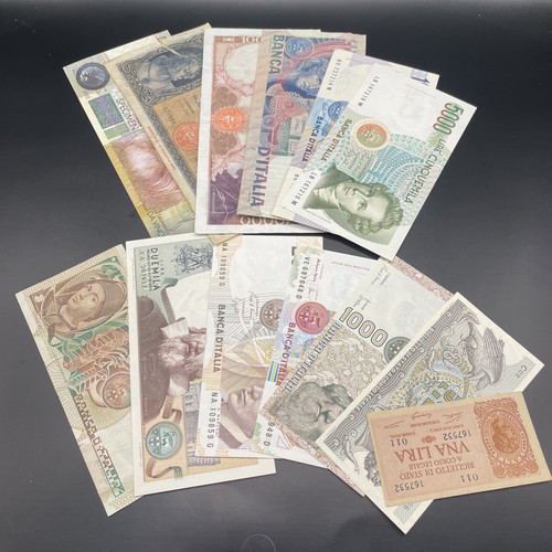 Lotto banconote lire - lotto, in