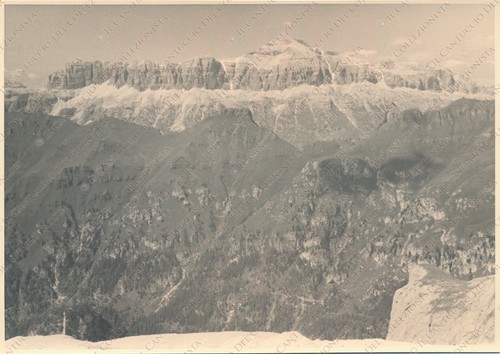 1955 canazei gruppo sella dal - canazei,