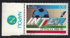 INTER SCUDETTO CAMPIONATO DI CALCIO 1988-1989 CON APPENDICE NAPOLI ANNO 1989