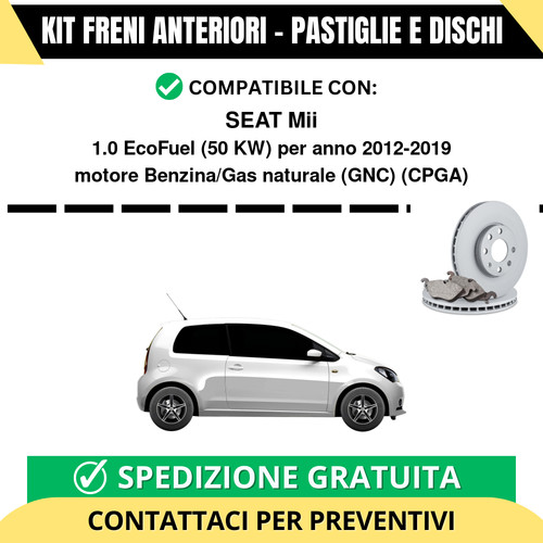 Kit freni anteriori pastiglie - kit,