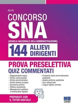 Concorso SNA 144 allievi
