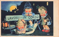 Italian Comic Postcard Cecami