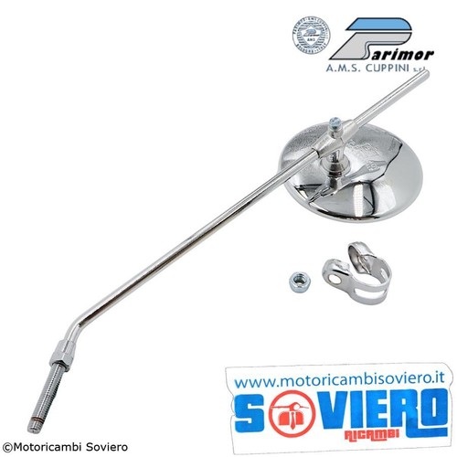 Specchio cromato vespa - specchio, dx