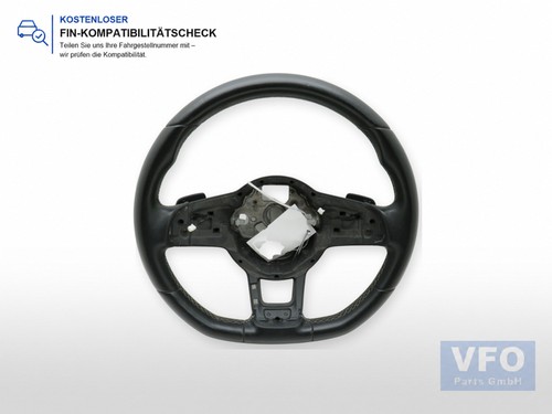 Volante sportivo pelle con - pelle,
