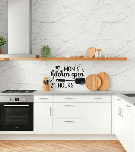 Adesivo arte parete cucina