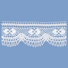 MERLETTO COTONE 58 MM BIANCO